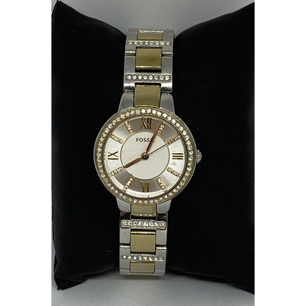 Fossil ES3503 Womens Stainless Steel Silver Analog